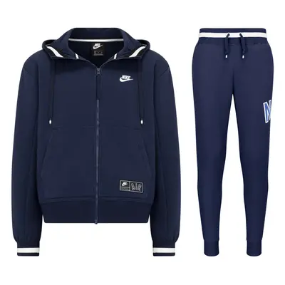 (Large) Nike Air Full Zip Tracksuit Set Navy