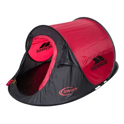 (One Size, Red) Trespass Waterproof Man Pop Up Tent Swift2