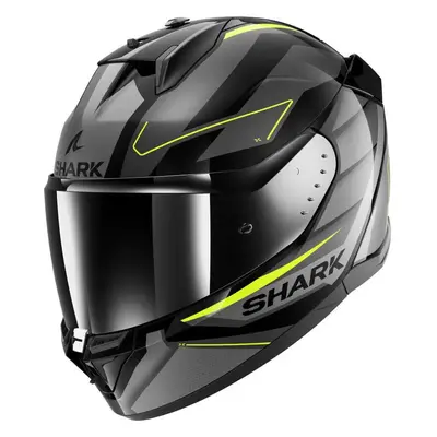 (M) Shark D-Skwal Full Face Helmet Sizler Black / Grey / Yellow