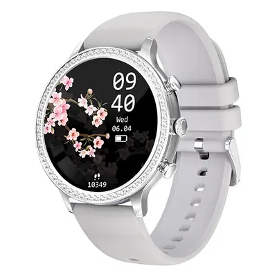 Chronus Smart Watches for Women with Diamonds, 1.32'' Bluetooth Smartwatch With heart rate, bloo