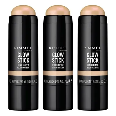 3x Rimmel 5g Glow Stick Highlighter - Bold