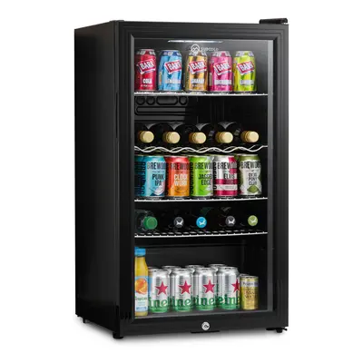 Subcold Super85 LED Undercounter Fridge | 85L Wine Fridge - Black