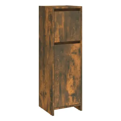 (smoked oak) vidaXL Bathroom Cabinet Washroom Storage Cabinet Cupboard Engineered Wood