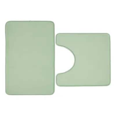 Antibacterial Memory Foam Bath & Ped Mat Sage