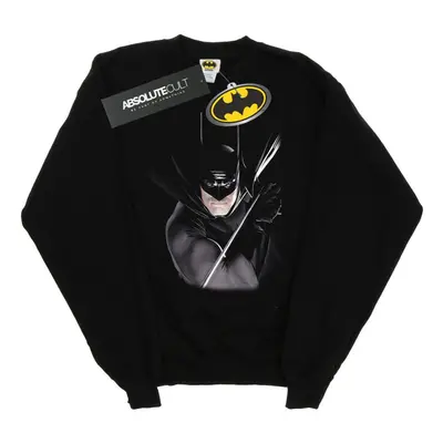 (S, Black) DC Comics Mens Batman By Alex Ross Sweatshirt