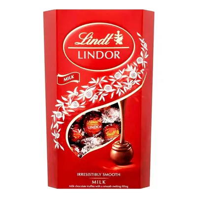 (Pack Of 4) Lindt Lindor Milk Chocolate Box balls, 200g