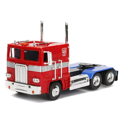 Transformers g1 Optimus Prime Truck with Robot on chassis Die-cast car