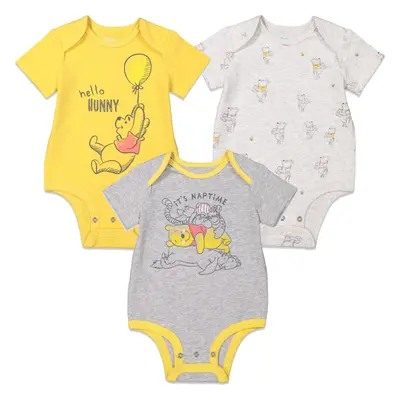 Disney Winnie the Pooh Infant Baby Boys Pack Bodysuits Months