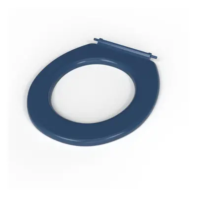 NymaCARE Bathroom Toilet Seat Blue Ring Only Stainless Steel Pillar Hinge