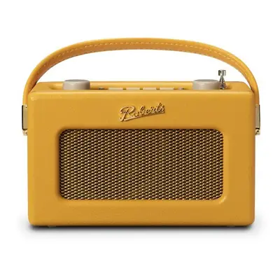 Roberts Revival Uno BT DAB DAB+ FM Radio with alarms and line out in Sunburst Yellow Bluetooth