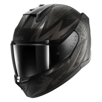 (XL) Shark D-Skwal Full Face Helmet Blast R Black / Grey