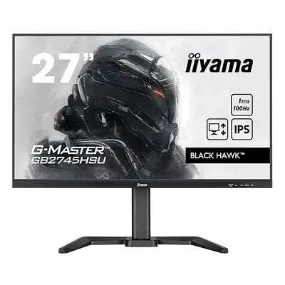 GB2745HSU-B1 27" IPS Gaming, G-Master Black Hawk, FreeSync, 1920x1080, 100Hz, 250cd/mÂ², HDMI, D