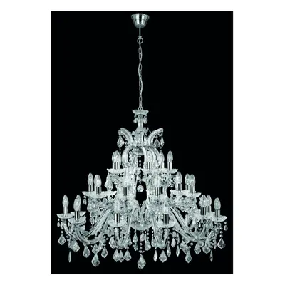 30 Arm Chrome Crystal Chandelier