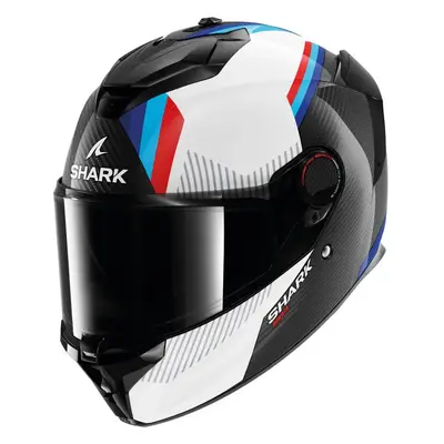 (S) Shark Spartan GT PRO Carbon Full Face Helmet Dokhta White / Blue / Red