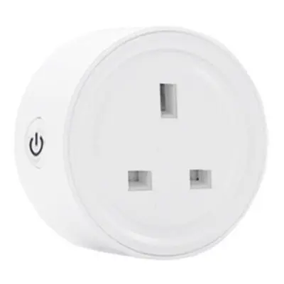 UK Plug Smart Socket Mini Switch Voice Control Plug Works with Alexa Google Home