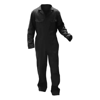 (L/L, Black) Warrior Mens Stud Front Coverall