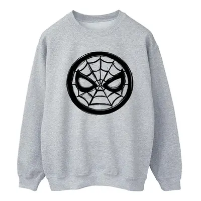 (M, Sports Grey) Marvel Womens/Ladies Spider-Man Chest Logo Sweatshirt