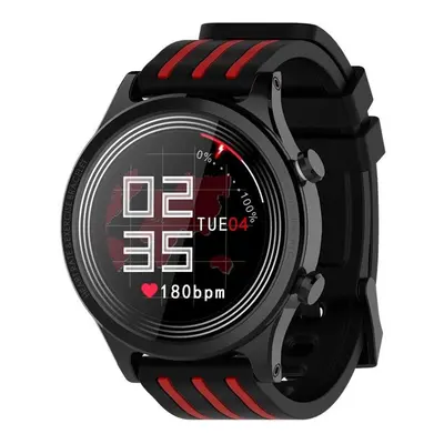 (Red) 1.28'' Full Touchscreen Smart Watch IP67 Waterproof Fitness Tracker Sports Bracelets