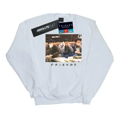 (M, White) Friends Mens Three Wise Guys Sweatshirt