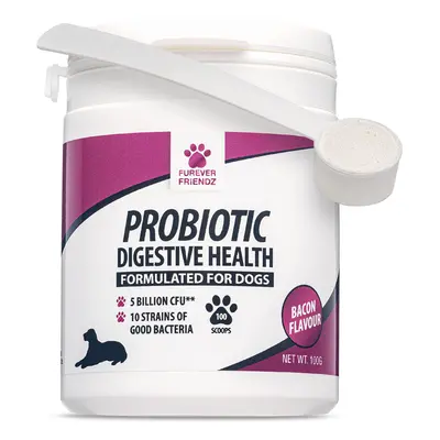 Dog Probiotic Powder â Chicken & Bacon Flavour Probiotic for Dogs â Dog Digestive Supplement