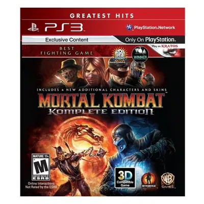 Mortal Kombat Komplete Edition PS3 Game