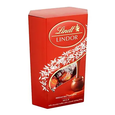 Lindt Lindor Milk Chocolate Truffles With a Smooth Melting Centre 200g (pack of 2)