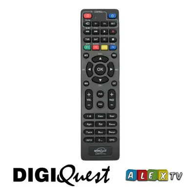 Digiquest Q30 HD Classic Tivusat Genuine Replacement RCU Remote Control