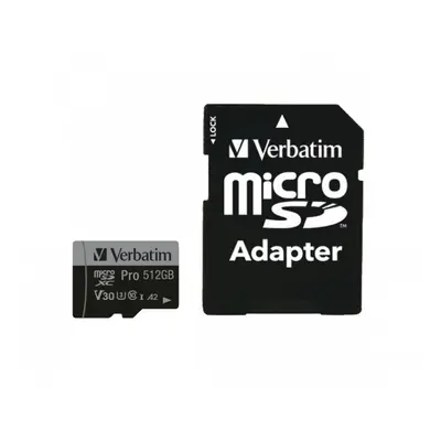 Verbatim Pro U3 512GB Micro SDXC Card