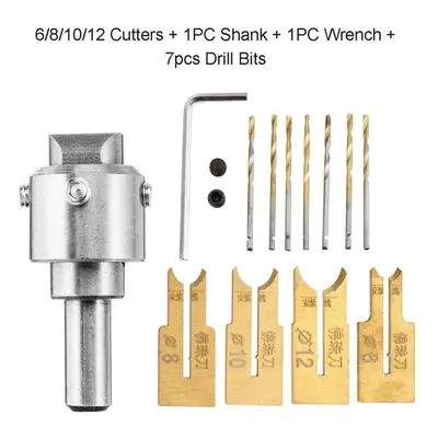 (13PC) 13/16/24Pcs Wooden Bead Maker Beads Drill Bit Milling Cutter Set Woodworking Tool Kit