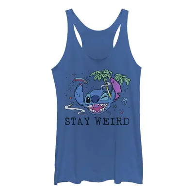 Disney Junior's Lilo Trippy Stitch Tri-Blend Racerback Layering Tank