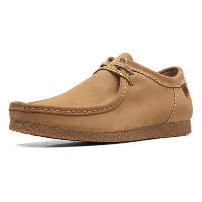 clarks Mens Shacre II Run Moccasin Dark Sand Suede Medium US