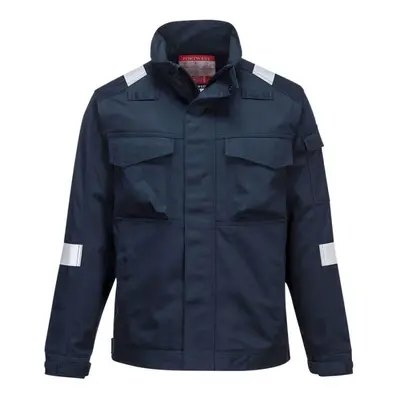 (XXL, Navy) Portwest Mens FR68 Bizflame Ultra Jacket