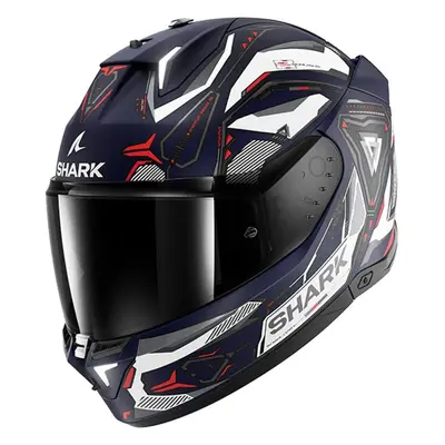 (XL) Shark Skwal i3 Full Face Helmet Linik Matt Blue / White / Red