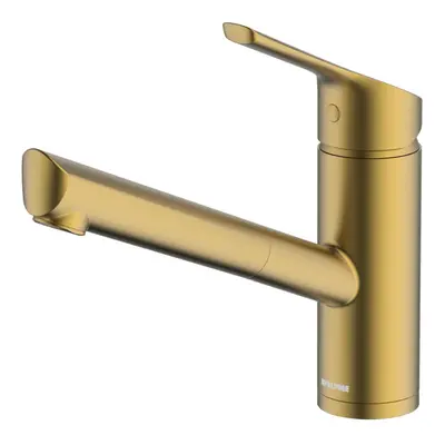 McAlpine Nethy Top Lever Pullout Basin Mixer Tap - Brushed Brass