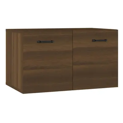 (Brown oak) vidaXL Wall Cabinet Hanging Storage Cabinet Wall Cupboard Engineered Wood