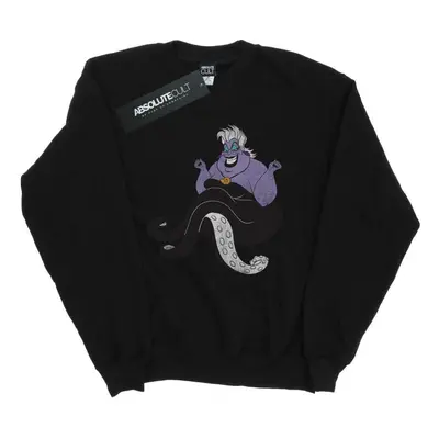 (L, Black) Disney Mens The Little Mermaid Classic Ursula Sweatshirt