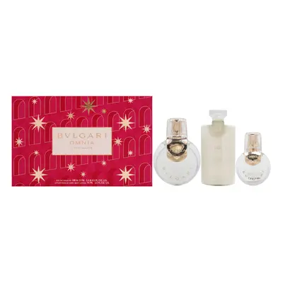 Omnia Crystalline by Bvlgari for Women - Pc Gift Set 3.4oz EDT Spray