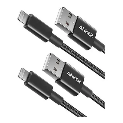 Anker iPhone Charging Cable, Lightning Cable 1.8Â m, Pack of Double-Braided Premium Nylon Lightn