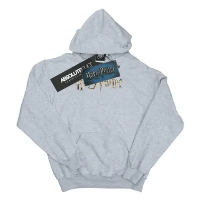 (7-8 Years, Sports Grey) Harry Potter Girls Full Colour Logo Hoodie