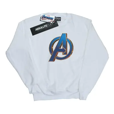 (4XL, White) Marvel Mens Avengers Endgame Heroic Logo Sweatshirt