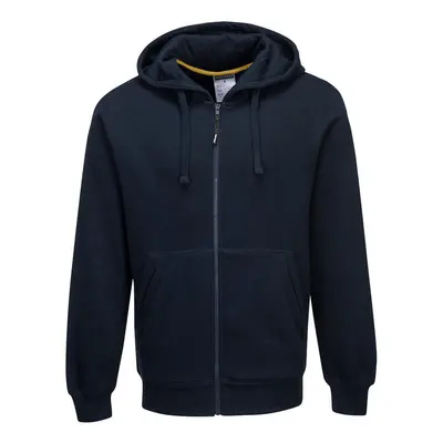 (S, Navy) Portwest Mens Nickel Full Zip Hoodie