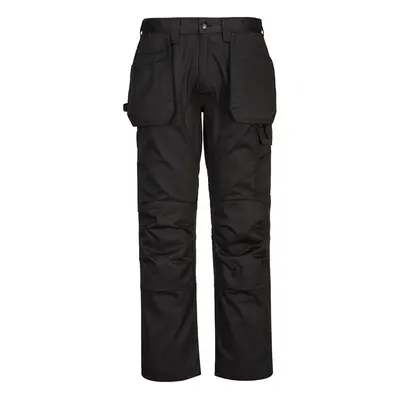 (44R, Black) Portwest Mens WX2 Stretch Holster Pocket Trousers