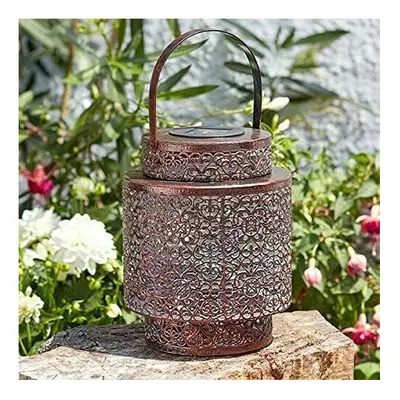 Solar Power Tangier Lantern Decor Outdoor Silhouette Lamp Garden Light