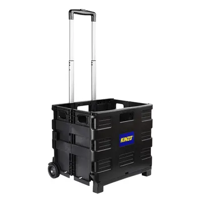 Kinzo Foldable, kg Weight, Folding, Cleaning Trolley, Mobile Box, Space-Saving Transport, Ideal 