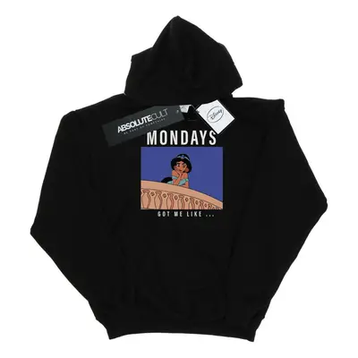 (12-13 Years, Black) Disney Princess Girls Jasmine Mondays Got Me Like Hoodie