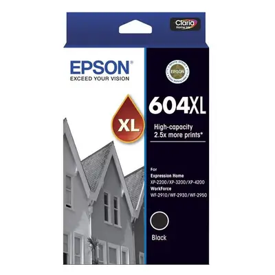 Epson 604XL Black High Yield Ink Cartridge Toner C13T10H192