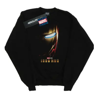 (S, Black) Marvel Studios Mens Iron Man Poster Sweatshirt