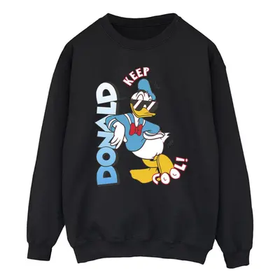 (M, Black) Disney Mens Donald Duck Cool Sweatshirt