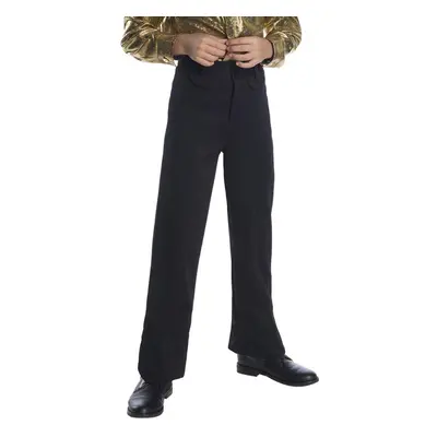 Charades Men Disco Pant Costume Bottoms Black W30 US