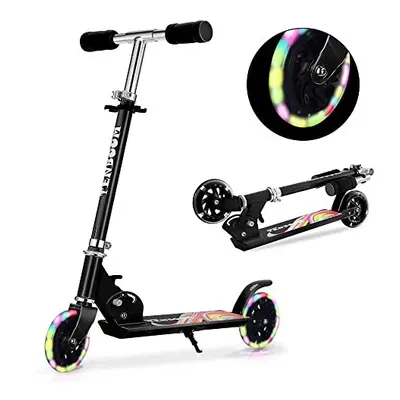 TENBOOM Scooter for Kids Ages 6-12/4-7, Easy Folding Kids Scooter with Levels Adjustable Handleb